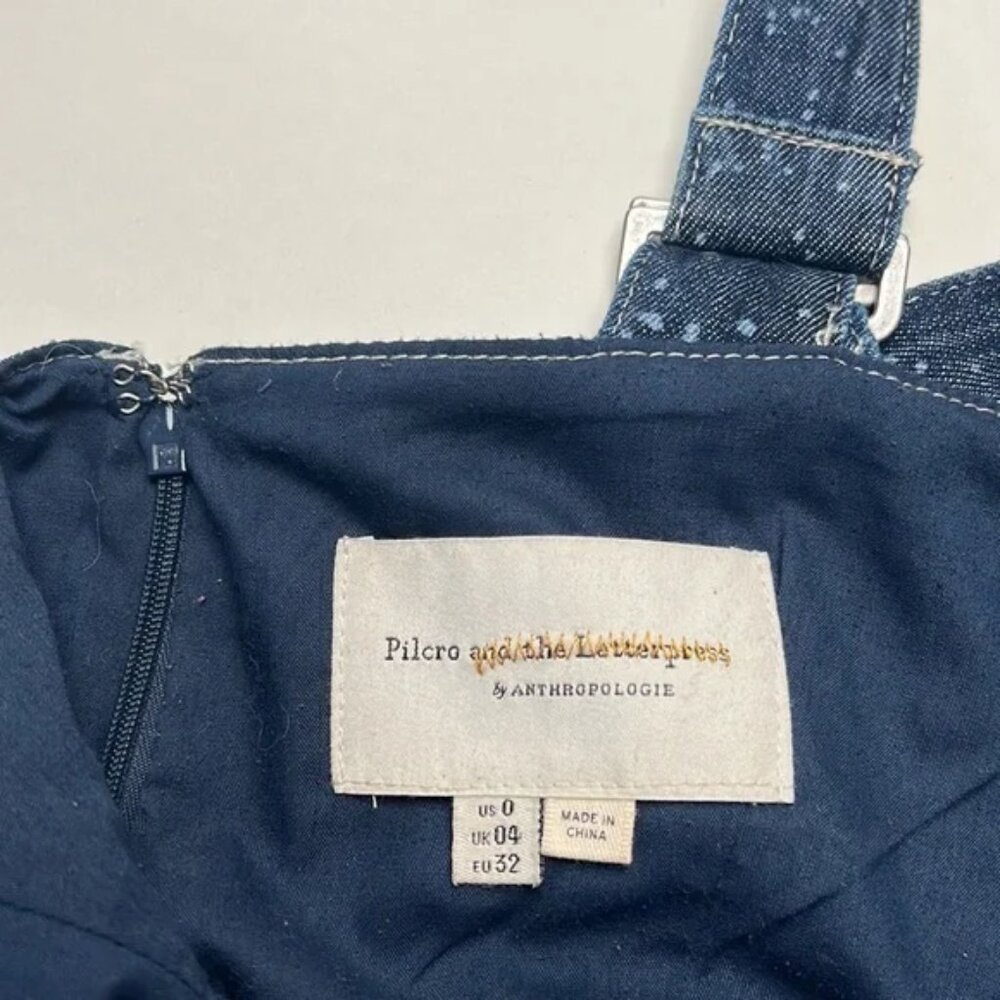 Anthropologie Pilcro & the Letterpress Lydia Denim Jumpsuit - Picture 9 of 11